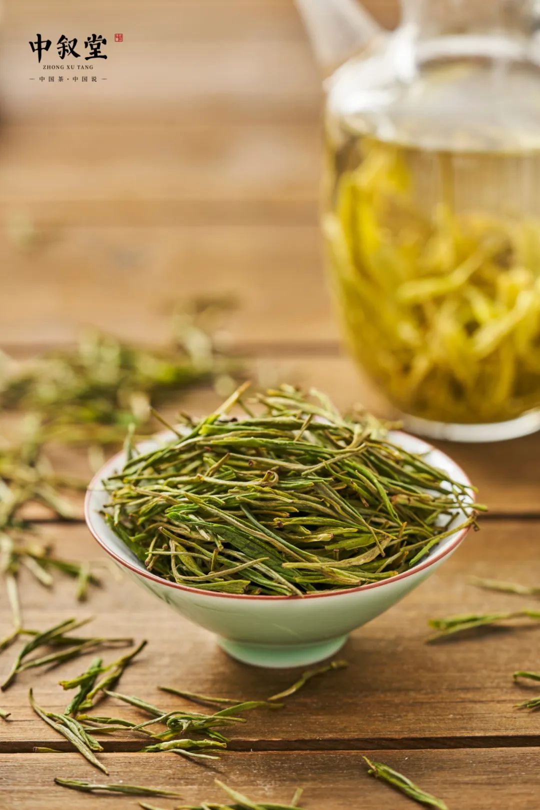 申时茶叙丨极致鲜爽绿，尽在茶中叙！中叙堂安吉白茶鲜爽袭来